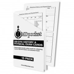 OBGYN History & Physical Exam Card Pack