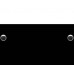 Letter Size 8.5 x 11 Aluminum Clipboard | Black