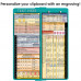 WhiteCoat Clipboard® Vertical - Teal Anesthesia Edition