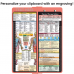 WhiteCoat Clipboard® Vertical - Coral Physical Therapy Edition