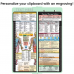 WhiteCoat Clipboard® Vertical - Mint Physical Therapy Edition