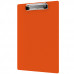 Letter Size 8.5 x 11 Aluminum Clipboard | Orange