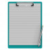 Letter Size 8.5 x 11 Aluminum Clipboard | Teal Letter Size 8.5 x 11 Aluminum Clipboard | Teal