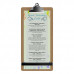 MDF Tall Menu Clipboard