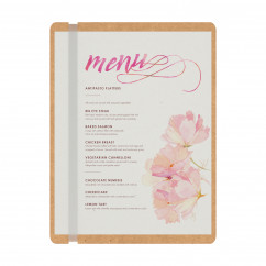 MDF Single Band Vertical Menu Board 