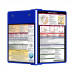 Folding Memo - WhiteCoat Clipboard® - Blue Medical Edition