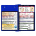 Folding Memo - WhiteCoat Clipboard® - Blue Medical Edition