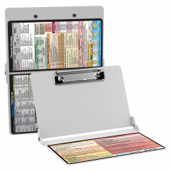 WhiteCoat Clipboard® - White Physical Therapy Edition