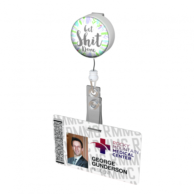 Get Shit Done Button Badge Reel