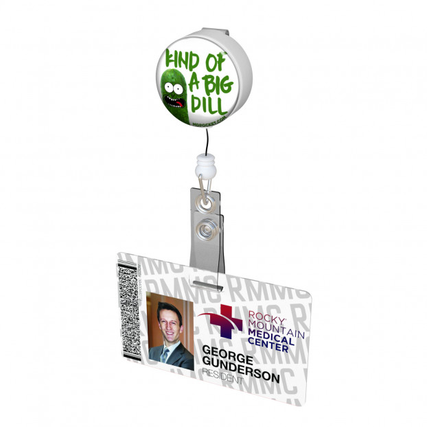 Big Dill Button Badge Reel