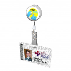 Urine Good Hands Button Badge Reel