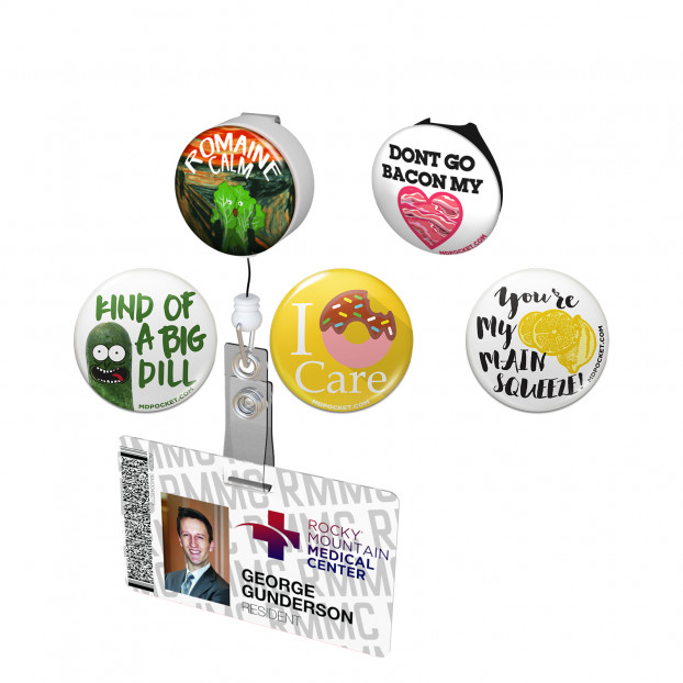 Punny Food Button Variety Pack