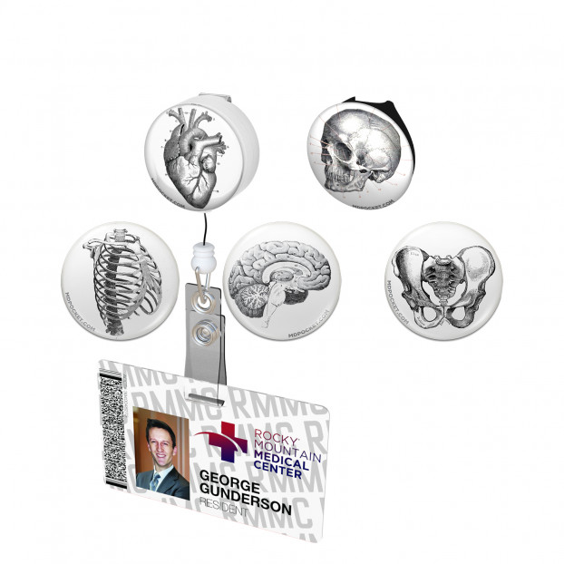Vintage Anatomy Button Variety Pack