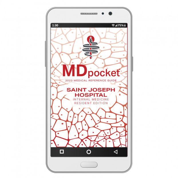 MDpocket Saint Joseph Hospital Internal Medicine Resident eBook